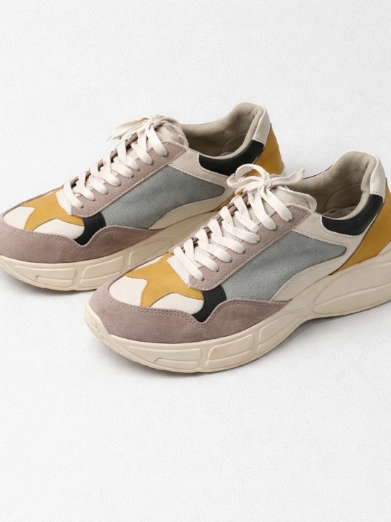 Steve Madden Shoes - Steve Madden Neutral-Tone Panel Sneakers